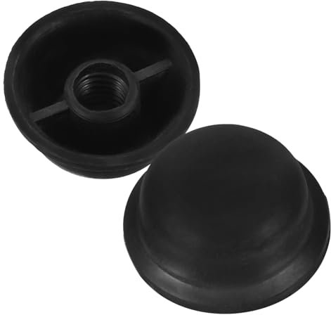 VALICLUD Umbrella Cap Screw Replacement 2Pcs Threaded Parasol Top Caps Protective Tips for Rain Umbrellas Compact Lightweight Design