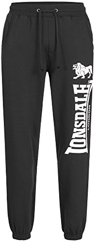 Lonsdale Herren-Jogginghose,Schmale Passform Sweathose für Sport & Freizeit | 100% gekämmte Baumwolle, elastischer Kordelzug in der Taille, 3 Taschen, ideal für Fitnessstudio, Reisen und den Alltag