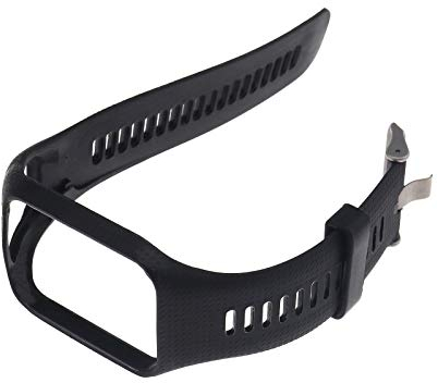 1x Schwarz Ersatz Silikon Armband für TomTom Runner 2/3 Spark Spark 3 Uhrenarmband