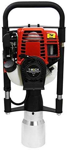 T-Mech 4 Takt Benzin Motor Pfahlramme Pfostenramme Pfostentreiber Zaunbau 120mm Aufsatz