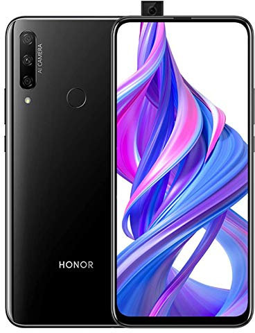 HONOR 9X Smartphone Débloqué 4G, 4Go RAM 128Go ROM, 6,59 Pouces FullView Écran, 48MP Triple Caméra, 16MP Pop-up Selfie Caméra, Double Sim, Noir