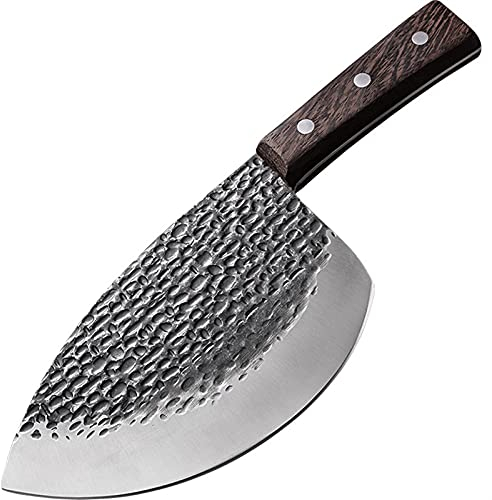 Profesional Forjado Pesca Cuchillo de Carnicero Cuchilla de carne Cuchillo de pescado de pescado Cuchillo de cocina Cuchillo de cocina Hecho a mano Herramientas de sacrificio cuchillos