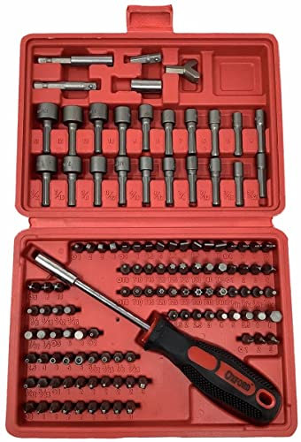 Kit embouts pour perceuse électrique et tournevis électrique 122 pièces magnétiques avec tournevis porte-embouts