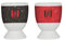 FOCO World Cup Euros SPL Premier League Porcelain Paint Splatter Soft Hard Boiled Egg Cups (Fulham)