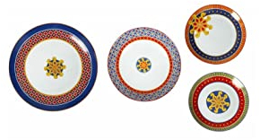 BRANDANI 18 PEZZI TAVOLA MIAMI PORCELLANA 52470