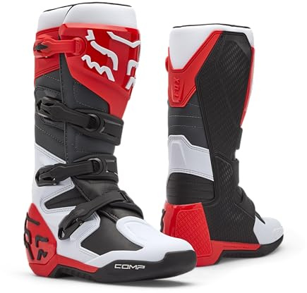 Fox Racing - Comp Motocross Stiefel,Weiß,14