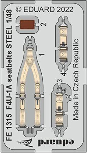 Eduard Accessories FE1315 - 1:48 F4U-1A seatbelts STEEL for HOBBY BOSS - Neu