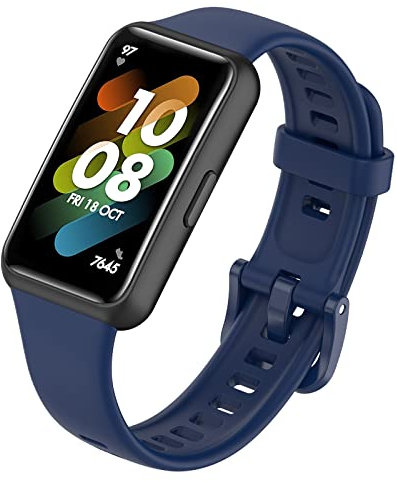 FunBand Cinturino Compatibile per Huawei Band 7, Quarkfit Silicone da Polso Fascia Braccialetto di Ricambio Polso Cinturino di Ricambio per Huawei Band 7 Smartwatch