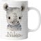 timalo® Tasse Tiere mit Namen personalisiert | Nashorn mit Wunschname für Kinder Geschenk zur Einschulung, Weihnachten, Nikolaus Jungen | mug-t-07