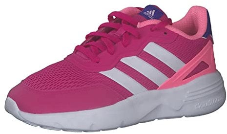 adidas Nebzed Lifestyle Lace Running Shoes, Scarpe da Corsa, Fuchsia/Cloud White/Cloud White, 39 1/3 EU
