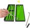 Water-Based Pen Set Boxed Pen Creative Gift Mini Golf Pen Set, Mini Desktop Golf Ball Pen Gift Set Mini Desk Games with Putting Green, Flag, 3 Golf Ballpoint Pens & 2 Balls, Funny Office Gifts