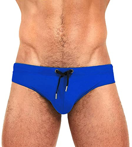 L-Peach Swimsuit Men's Swimwear Boxershorts Swimming Beach Sea Pool Sport Briefs Shorts A Blue XXL