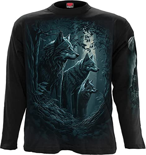 Spiral Forest Guardians Männer Langarmshirt schwarz L