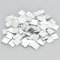 100 mini specchietti autoadesivi, 10 x 10 mm, in vero vetro a specchio, mosaico, per piastrelle, fai da te