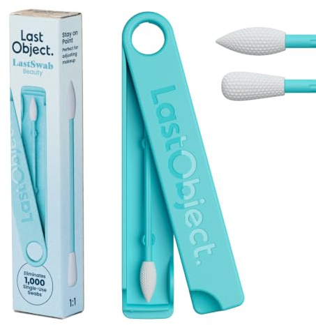 LastSwab® Wiederverwendbare Wattestäbchen für sanfte und umweltfreundliche Schönheitsroutinen – die nachhaltige Alternative zu Einweg-Q-Tipps – kein Abfall und leicht zu reinigen – kommt mit einem