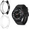 SeNool Cover per Samsung Galaxy Watch 6 Classic 43mm Custodia, Protezione Pellicola Custodia in TPU con Copertura Completa per Samsung Galaxy Watch 6 Classic 43mm (Nero + Trasparente)