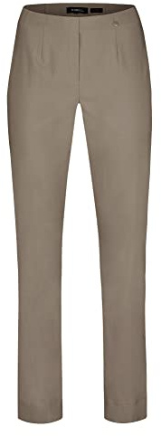 Robell Style Marie - Kurzgröße - Stoffhose Damen high Waist - Damenhose Power Stretch - Bengaline Stoff Hose mit Schlitz am Saum - Bitte eine Größe Kleiner bestellen