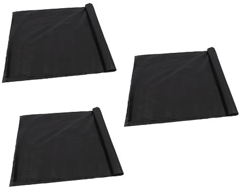 Yardwe Garten Bodendecker 3 Stück Ökologisches Grastuch Verhindert Wachstum Gedecktes Zubehör Landschaftsstoff Bodendecker Membran Barriere Mulch Anti-Gras-Bodendecker Kontrolle Jäten