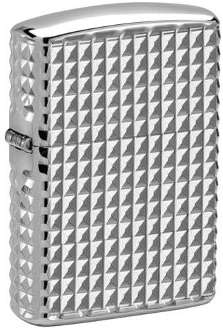Zippo Benzin-Feuerzeug Armor Case Diamond poliert 60006898, unbefüllt