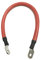 Neuer Energiedraht aus weichem Silikon 19000/0,08TS 95mm² Quadratisch Hochtemperatur 200 Grad Batterie-Silikondraht (Color : Red with Terminal, Size : 15CM_95MM2)