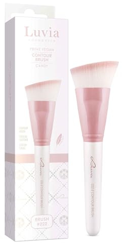 Professioneller Make-up Pinsel Luvia, Contour Schminkpinsel, angeschrägter Pinsel, veganer Kosmetikpinsel, 222 // Contour Brush - Candy