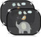 ACELIFE Baby Car Window Shades with UV Protection, Sun Visor, Sun Screen, Side Window Shades with Cute Animal Motifs, 45 * 35.5 cm
