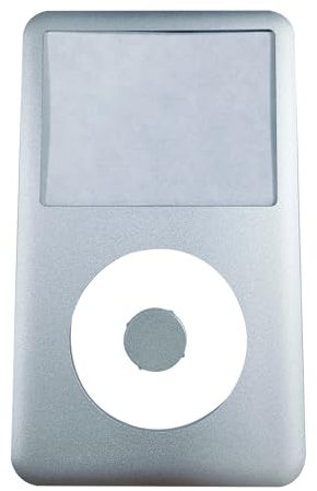 Generic Frontabdeckung Gehäuse & Glas Edelstahl Hülle Frontabdeckung für iPod Classic 6. 7. Generation, Silber