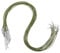 sourcing map 10pcs 20 Inch Waxed Necklace Cord, Bulk Necklace String with Clasp 1.5mm Waxed Leather Cord Rope for Jewelry Making DIY Bracelet Pendant,Olive green