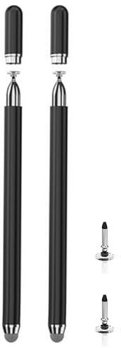 2 lápices capacitivos 2 en 1 para Samsung Galaxy Tab A, Tab A7 Lite/A7/A8/A8 Plus/A9/A9 Plus, lápiz de alta sensibilidad y precisión para iPad/iPhone/AMZ Fire/Lenovo/Pixel Tablas, todos los