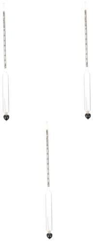 Gatuida Aräometer Dichte 3st Hydrometer Flüssiges Aräometer Trockenbau Feuchtigkeitsmesser Zuckerdichtemessgerät Teich Feuchtemesser Kühlmitteltester Wasser Feuchtigkeitsmesser Für Brennholz Glas