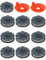 Gucass Rasentrimmer Fadenspule 5307-20 mit 6,1 m Nylonfaden & 5344-20 Abdeckung – Ersatzspule für Gardena Turbotrimmer EasyCut, ComfortCut, PowerCut und SmallCut (10 Spulen + 2 Abdeckung)