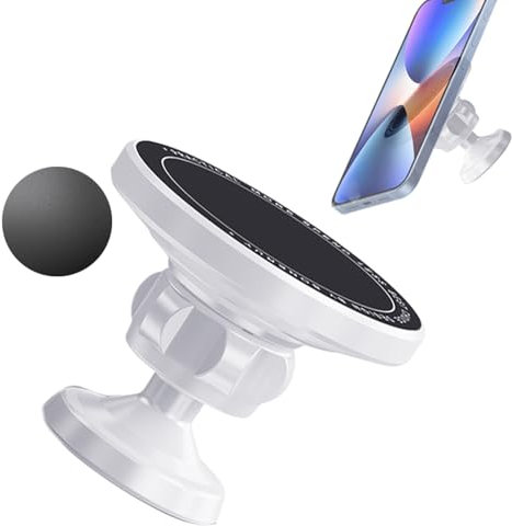 Generico Magnetic Phone Holder, 360° Rotating Magnet Mount, Portable Smartphone Holder, Hands- Workout Accessory, Compact Phones Stand for Home, Metal Surfaces and Smartphones Use