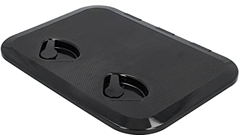RiToEasysports Escotilla de Acceso a Cubierta Cubierta de Inspección de de ABS 17-1 4 X 12-3 8 Pulgadas con Cerradura Resistente a los Rayos UV Tapa con Bisagras de 180 Grados Ajuste Al RAS para