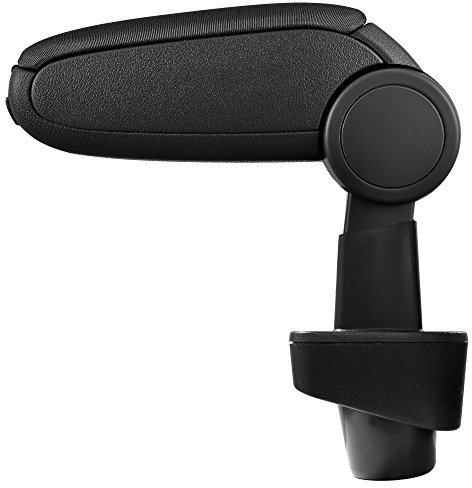 LP Trade Accoudoir Central pour Clio 3 III | Accessoire Console de Rangement et Repose-bras avec Compartiment Organiseur | Pièce Détachée d'Intérieur de Voiture | Tissu Noir