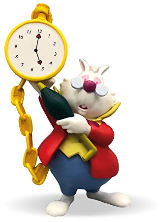 Bullyland 11402 - Spielfigur Das weiße Kaninchen aus Walt Disney Alice im Wunderland, ca. 8,1 cm, detailgetreu, ideal als kleines Geschenk für Kinder ab 3 Jahren