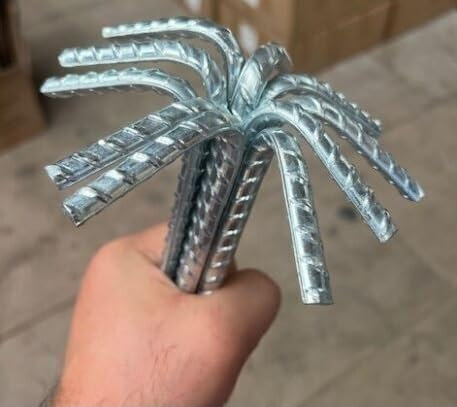 MAIL MORE® Alloy Steel Tent Pegs - 12 (30cm), Galvanised, Weather-Resistant, Rust Free, Versatile, Heavy Duty, Durable Metal Hooks for Camping, Gazebos, Netting, Hiking Awnings Tarps 10-50pcs (20)