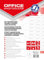 OFFICE PRODUCTS Etiketten Selbstklebend / 105 x 48 mm/ 100 Blatt A4 / Weiß/Günstige, Wirtschaftliche Selbstklebeetiketten/Adressaufkleber Bedruckbar Adressetikettenl Klebeetiketten