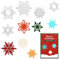 Kinretixia Weihnachts Schneeflocken Stanzformen zum Kartenbasteln, Weihnachtsstempel und stanzformen zum Kartenbasteln, Weihnachts-Scrapbooking und Stempelzubehör