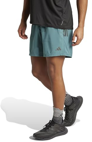 adidas Herren Own The Run Shorts, preloved Teal, XXL