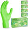 ARNOMED® Guantes nitrilo talla M Verde [500 unidades] - Guantes desechables quirurgicos y laboratorio - Luvas nitrilo descartaveis sin polvo y látex - Manoplas nitrilo en XS, S, M, L, XL, XXL