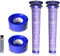 Filtre de Remplacement pour Dyson V7 V8 SV10, avec Filtre à Moteur à 2 Postes + 2 Préfiltres, Compatible avec l'Aspirateur-balai Dyson V7 V8 Animal Absolute Motorhead Fluffy SV10