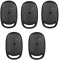 Janasiba Télécommande Sans Fil 433 MHz Télécommande Universelle Duplicateur Clonage Code de Clonage pour Porte de Garage Portail 5 Pièces