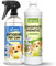 bio-chem Geruchsentferner Set | Hunde-Spray 750 ml + Enzymreiniger Konzentrat 1L | Mikrobiologisch & effektiv | Gegen Tiergeruch auf Textilien & Oberflächen