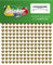 504 Klebeherzen, 10 mm, gold, aus PVC Folie, wetterfest, Herz Sticker Aufkleber