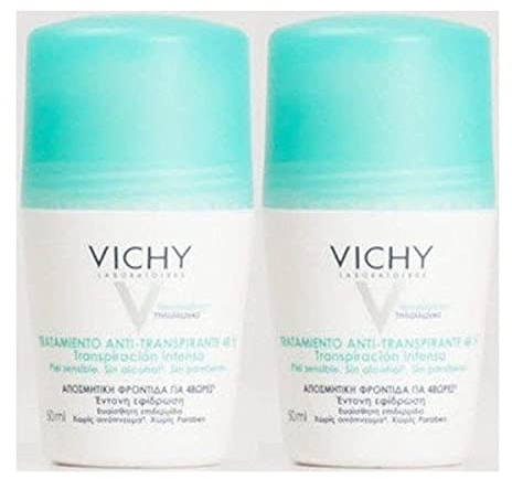SOUREPOSE Vichy – 2er Pack Anti-Atemschutz-Deodorant-Behandlung 48h 50 ml Vichy