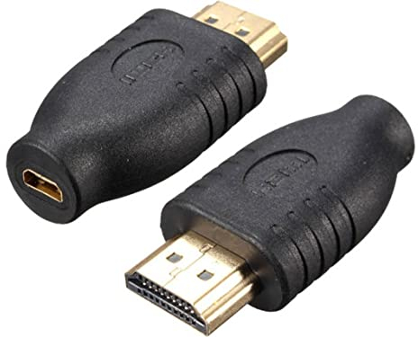 CABLEPELADO Micro HDMI auf HDMI Adapter | Universal Micro HDMI Video Adapter | 4K Ultra HD 1080p Full HD | geeignet für Kameras, Notebook und Tablet