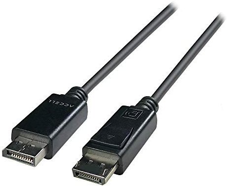 Accell DP a DP 1.4 - Cable DisplayPort 1.4 con certificación VESA - 6 pies, Hbr3, 8K @60Hz, 4K UHD @240Hz, 6.6 pies (2 metros), B088C-007B-23