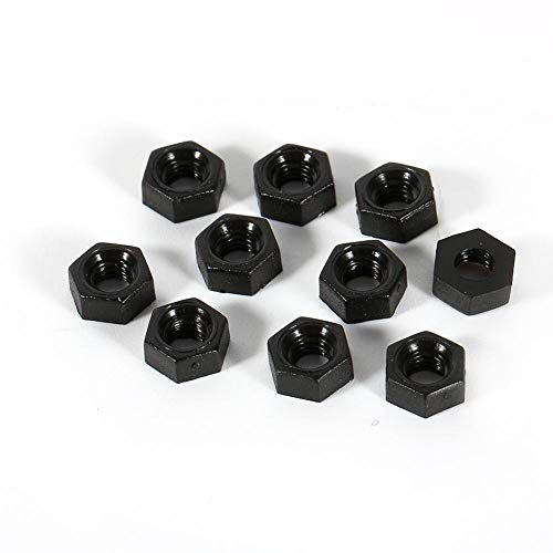 100 piezas de tuercas hexagonales M3, tuerca de nylon, tuerca de plástico negro, para la industria doméstica
