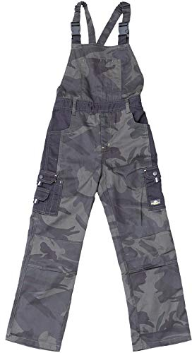 Uncle Sam Bekleidung Kinder Latzhose camouflage/schwarz 116