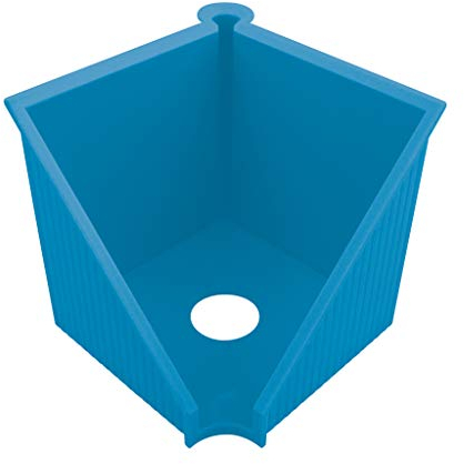herlitz 50033454 Zettelkasten 10 x 10 cm, Serie: GREENline, intensiv blau, 1 Stück